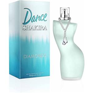 Shakira Perfumes - Dance Diamonds di Shakira, Eau de Toilette da Donna, Fragranza Floreale, Fruttata e Ambrata con Bergamotto, Lampone e Violetta - 80 ml