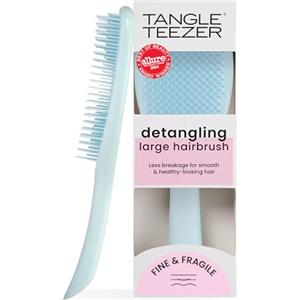 Tangle Teezer Fini e Fragili Ultimate Detangler per capelli colorati, fini e sottili - Spazzola Grande Doppie setole morbide riduce rottura e strappo - Ideale per capelli delicati - Blu spuma di mare