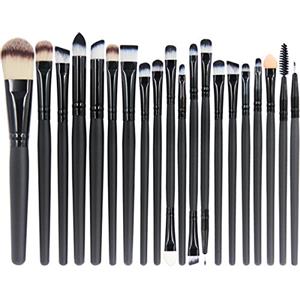EmaxDesign 20 pezzi-Set di pennelli professionali per trucco, volto ombretti e Eyeliner Powder liquido Makeup Brushes Cosmetics-Pennello da sfumatura