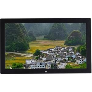 YPAPBHT Cornice for foto digitali da parete da 19/22 pollici con lettore automatico Full HD 1080P(Black,12-inch)