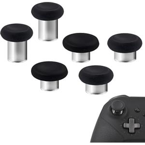 LiXiongBao Set di Thumbstick Magnetici 6 in 1 per Xbox Elite Series 2 Controller, Ricambi Joystick per Controller Elite Series 2 ed Elite Series 2 Core (Nero)