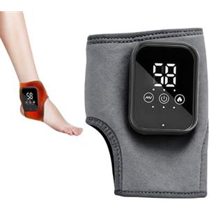 XJJAUGKLY Massaggiatore elettrico per piedi, 3 in 1, senza cordless, 3 modalità di vibrazione e 3 livelli di calore per rilassamento profondo, massaggiatore portatile senza cordless per dolori e gambe stanche