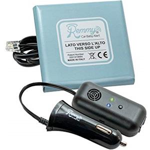 Remmy 8300195130011 Dispositivo Anti Abbandono per Seggiolino Auto Bambini 0-4 Anni Sistema con Allarme Presa Accendisigari Auto Standard (No Start And Stop)