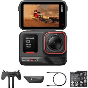 Insta360 ACE PRO 2 | Action camera, sviluppata insieme a Leica per immagini eccezionali, registrazione video Ultra HD con tecnologia AI 8K, stabilizzazione avanzata, impermeabile, design compatto