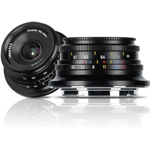 7artisans MF10 mm F3.5 obiettivo grandangolare pancake con messa a fuoco fissa per fotocamere APS-C mirrorless compatibile per Nikon Z Zfc Z50 Z30