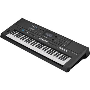 YAMAHA PSR-E483 Tastiera - Tastiera Portatile Moderna con 61 Tasti Sensibili al Tocco, 860 Voci con 15 Super Articulation Lite, 345 Stili, Speaker Potenti e USB-C - Nero