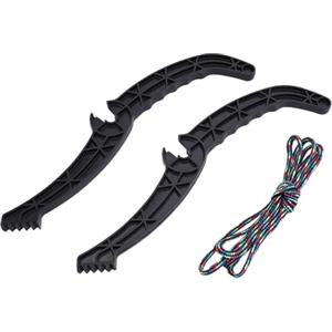 DXEHSEUY 1 paio di pattini da sci pastiglie freno antiscivolo per erba scivolo sport all'aperto slittino