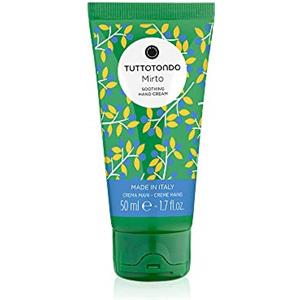 Tuttotondo Crema Mani Lenitiva 50 ml - Idratante con Burro di Karitè, Mirto, Mirtillo e Aloe Vera