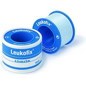 BSN MEDICAL Leukofix Cerotto Rocchetto Trasparente per Fissaggio Cannule 5 m x 2,5 cm