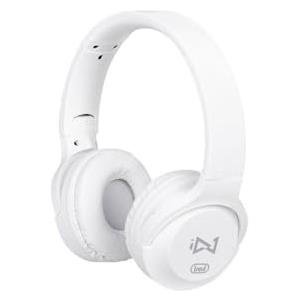 Trevi DJ 601 M Cuffie Stereo Hi-Fi con Microfono per Smartphone, Tasto di Risposta e Archetto Pieghevole, Design Pieghevole e Controllo Chiamate, Lunghezza Cavo 1.2m, Bianco