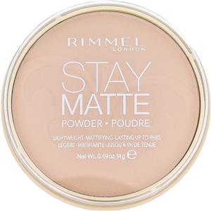 Rimmel London Stay Matte Long Lasting Pressed Powder 14 g ombra 005 Silky Beige