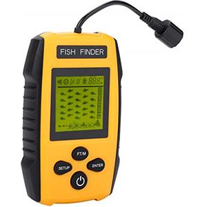 aqxreight Ecoscandaglio LCD Portatile da 100 M con Accessori per la Pesca Sensore Sonar Accessorio per la Pesca TL88E