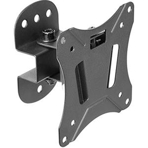 RICOO Supporto monitor muro S7111 Girevole Inclinabile Fisso Schermo PC 13-27" (33-69 cm) Staffa TV universale Televisore LED/LCD VESA 100 x 100