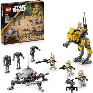 LEGO Star Wars 75431 Battle Pack 327° Star Corps di Clone Troopers - Giocattolo da Collezione con 4 Minifigure, 3 Figure di Droidi e un AT-RT - Regalo per Bambini da 7 Anni Fan della Vendetta dei Sith