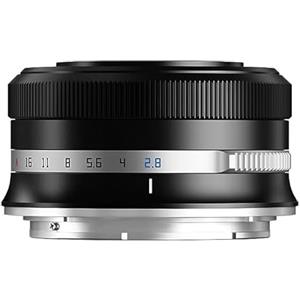 TTArtisan Obiettivo AF con corpo in metallo F2.8 da 27 mm, con messa a fuoco automatica, compatibile con attacco Nikon Z, colore: nero