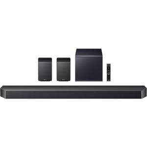 Samsung Soundbar HW-Q990F/ZF Serie Q, 23 Speaker, Wireless, Dolby 5.1ch, Audio a 11.1.4 Canali, DTS:X, Surround Sound Expansion, Active Voice Amplifier Pro, Q-Simphony,Titan Black, 2025