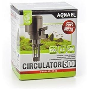 Aquael Circulator 500 - Pompa d'Acqua per Acquario, 4.4W, 500 L/h, per acquari <150L