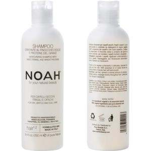 NOAH 1.2 Shampoo per Capelli Secchi e Opachi - Idratante al Finocchio Dolce e Proteine del Grano, 250ml