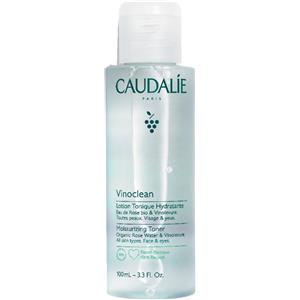Caudalie Vinoclean Lozione Tonica Idratante 100ml - Rimuove trucco, tonifica e idrata con Vinolevure e acqua di rose bio