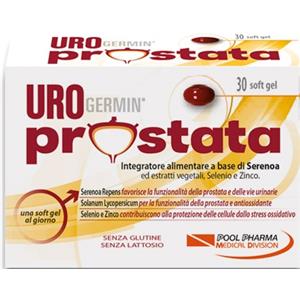 POOL PHARMA Srl UroGermin Prostata 30 SoftGel -OFFERTISSIMA-ULTIMI PEZZI-ULTIMI ARRIVI-PRODOTTO ITALIANO-