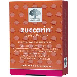 NEW NORDIC Zuccarin Gelso Bianco - Integratore Alimentare 60 Compresse per il Metabolismo degli Zuccheri