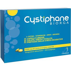 Bailleul Cystiphane - Integratore per Capelli e Unghie con L-Cistina, Zinco e Vitamina B6 - 120 Compresse