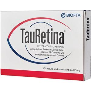 Biodue Tauretina - Integratore Alimentare per la Vista con Luteina, Zeaxantina e Zinco - 30 Capsule