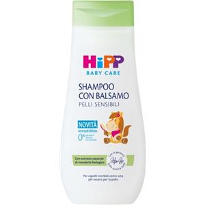 HiPP Baby Care Shampoo con Balsamo 200 ml - Districa e Protegge il Cuoio Capelluto Sensibile