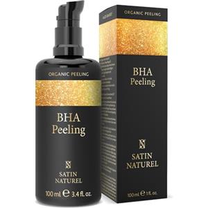 Satin Naturel Salicylic Acid 100ml - Esfoliante Viso con Aloe Vera, Oli Naturali e Tocopherol - Detergente Delicato, Idratante, Rivitalizzante e Nutriente per Pelle Sensibile e Normale