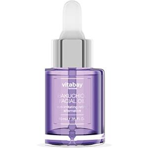 Vitabay Bakuchiol - Olio facciale per il viso 40 ml - Bakuchiol olio con squalano vegetale - alternativa naturale al siero retinolo - siero viso anti-invecchiamento - Bakuchiol siero per viso Babchi