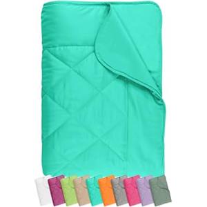 npluseins Trapunta leggera Realizzato in morbido tessuto in microfibra - dimensioni circa 135 cm x 200 cm - versatile - 8 colori moderni - Testata secondo OEKO-TEX Standard 100, turchese, 135 x 200 cm