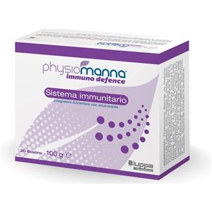 Physiomanna Immuno Defence - Integratore alimentare in 20 bustine per il supporto delle difese naturali e il benessere gastrointestinale