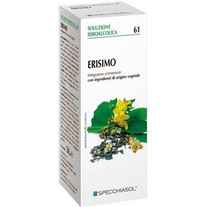 Specchiasol Erisimo 61 Soluzione Idroalcolica 50 ml - Integratore Vegetale con Proprietà Emollienti e Lenitive