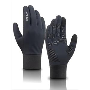 TRENDOUX Guanti Invernali Uomo Donna, Impermeabili Caldi Morbida Fodera Interna Compatibili Touch Screen, Adatti Attività All'aperto Come Corsa Bici Sci - L
