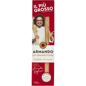 Armando, Lo Spaghettone, Pasta di Semola di Grano Duro di Filiera 100% Italiano - Trafilato al bronzo - 20 confezioni da 500 gr