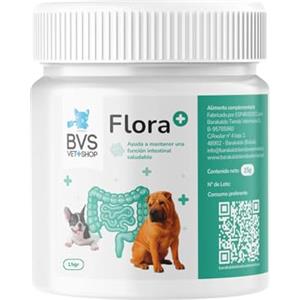 BARAKALDO VET+SHOP TIENDA VETERINARIA BVS Vet Shop | Probiotici Flora Plus per cani | Aiuta a mantenere una flora intestinale equilibrata e sana nel tuo animale domestico | 15 grammi