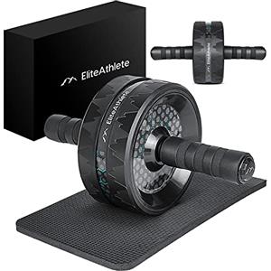 EliteAthlete Ruota Addominali - AB Roller - Perfetto per Fitness Home Gym - AB Wheel incl. tappetino imbottito