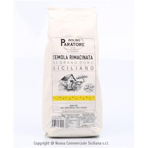 SEMOLA RIMACINATA DI GRANO DURO SICILIANO MOLINO PARATORE KG 1