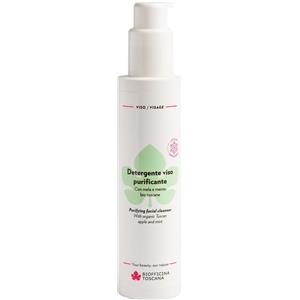 Biofficina Toscana Gel Detergente Viso Purificante 150 ml - Per pelli miste e grasse con estratti di mela e menta