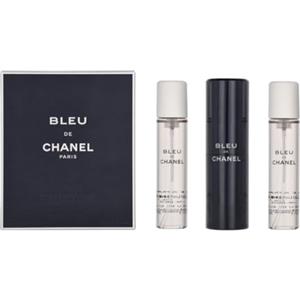 Chanel Bleu de Chanel ricaricabili EDT 20 ml + MINI ricarica 2 x 20 ml EDT (uomo)