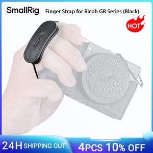 SmallRig 5689 Cinghia da Dito per Fotocamera Ricoh GR, Nera, Portata Fino a 3 kg, Design Innovativo a 2 Dita