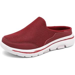 CELANDA Zoccoli e Sabot Donna Uomo Ciabatte Leggero Traspiranti Pantofole da Casa Comode Antiscivolo Scarpe da Giardino Spiaggia all'aperto, Vino Rosso 39 EU