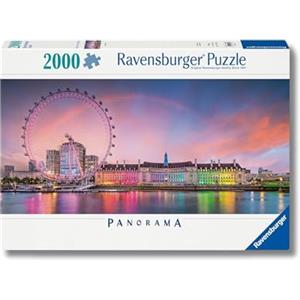 Ravensburger - Puzzle 2000 Pezzi Londra Colorata | Puzzle 2000 Pezzi | Rompicapo Adulti E Bambini Dai 14 Anni In Su | Regalo Per Bambini E Adulti | Misure 98x75cm