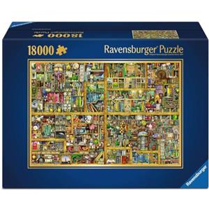 Ravensburger - Puzzle Magical Bookcase, 18000 Pezzi, Idea regalo, per Lei o Lui, Puzzle Adulti