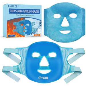 LureLuxe Maschera rinfrescante viso maschera,Maschera Viso e Occhi Rinfrescante,Rilassare riutilizzabile per Alleviare Lo Stress per le donne uomo