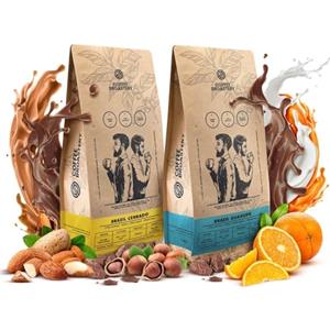 Coffee Broastery Chicchi di Caffè Set 2x1kg 2000g | Brazil Guaxupe | Brazil Cerrado | Brasile | Specialità di Caffè | Appena Tostati