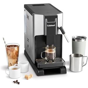 CUISINART Macchina da Caffè Completamente Automatica 4 caffè con un tocco: Espresso, Americano, Cold Brew;Montalatte integrato;Dal chicco alla tazza;Base regolabile;Pulsante Preferit