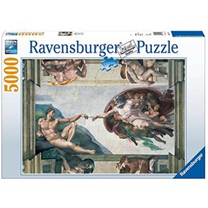 Ravensburger - Puzzle la Creazione di Adamo, 5000 Pezzi, Puzzle per Adulti e Ragazzi, Idea Regalo per Lei o Lui, 153x101 cm