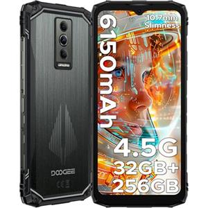 DOOGEE Blade10 Pro Energy Rugged Smartphone, 90Hz 6.56" 32GB+256GB/2TB TF, Octa Core telefono rugged, 6150mAh Telefono Indistruttibile, 4.5G Dual SIM/Widevine L1/50MP/NFC/Face ID/OTG/GPS/IP68/IP69K