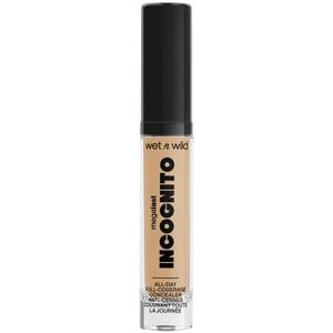 Wet n Wild MegaLast Incognito Correttore Liquido 5.5 ml - Full Coverage, Opaco e Idratante, Tonalità Medium Honey